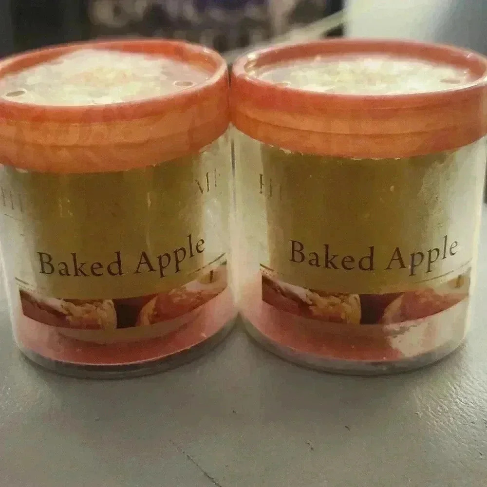 Baked apple Candles